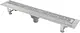 Pura Wave Shower Drain with Flange VDL 01 65, Stainless Steel 65 cm with Drain, Chrome - Image 2