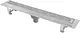 Pura VDL 02 45 Stainless Steel Real Shower Drain with Flange, 45 cm — Chrome - Image 2