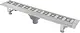 Pura Square Shower Drain with Flange VDL 04 75, Stainless Steel, 75 cm, Chrome - Image 2