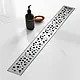 Pura Dots Shower Drain with Flange HDL 05 75, Stainless Steel, 75 cm, Chrome - Image 1