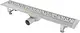 Pura Dots Shower Drain with Flange HDL 05 105, Stainless Steel, 105 cm, Chrome - Image 2