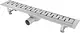 Pura Cave Shower Drain with Flange HDL 07 75, Stainless Steel, 75 cm, Chrome - Image 2