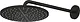 Grohe Mono 310 Code 22121KF0 Round Shower Head 31 cm with 42 cm Upper Concealed Arm, Matte Black - Image 1