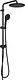Grohe Tempesta System 250 Shower Column 2 × 1, Code 269802431, 25 cm Shower Head and 3-Function Handset, Black - Image 2