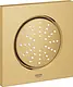 Grohe 27251GL0 Square Concealed Jet Shower 12.7 × 12.7 cm, Rain Shower Spray Side Jet, Gold - Image 1
