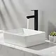 Lugano LG 300 B Tall Basin Mixer, Height 40 cm, Black - Image 1