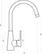 Lutz Icon 11030110 Pillar Kitchen Mixer, Height 37 cm, German Import, Black - Image 2
