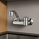 Sphinx Abdo Hanafia Sayer S6 Wall-Mounted Kitchen Mixer, Chrome, Upper Spout 20 cm - Image 1