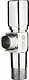Global Standard Riviera GSV 3100-2 CP Angle Valve, Ceramic Half-Turn ½ × ½ inch, Chrome - Image 1