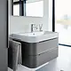 Duravit Happy D.2 Vanity Basin White 100 cm 2318100000 - Image 2