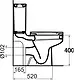 Ideal Standard Playa S-Trap Combination G492201 White, with Internal Bidet Spray, Toilet Seat & Cover, Cistern with Mechanism and Fixing Set - Image 5