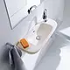 Duravit D-Code Wall-Hung Basin 50 cm, Right Side, Pergamon