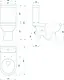 Lecico Alice FS160210 Toilet, White, Includes Toilet Seat & Cover, Cistern with Fittings, Internal Bidet Spray and Fixing Set - Image 3