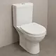 Lecico Alice Bathroom Set White: Full P-Trap Combination and 60 cm Basin with Full Pedestal - Image 3