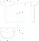 Lecico Alice Bathroom Set White: Full P-Trap Combination and 60 cm Basin with Full Pedestal - Image 8