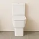Lecico Trend Back-to-Wall Toilet FS1RT21B White, with Seat & Cover, Cistern with Mechanism, Internal Bidet Spray and Fixing Set - Image 1