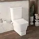 Lecico Trend Bathroom Set, White, Back-to-Wall Toilet and 60 cm Basin with Full Pedestal - Image 7