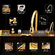 Aseel Turkish AS 3547 G Smart Digital Piano Kitchen Sink, Gold, 75 × 45 cm, 5 LED Buttons with All Accessories - Image 3