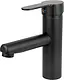 Lugano LG 304 B Basin Mixer, Height 18 cm, Black - Image 2