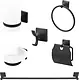 Infinity IN 150 B Stainless Steel Accessories Set, Matte Black, 6 Pieces - Image 2