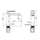 Teska Carmela LB 5067 Basin Mixer, Matte Black, Height 18 cm, Turkish Import - Image 3