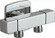 Moravia T400 Double Outlet Angle Valve with Plate, Chrome - Image 2