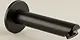 Moravia S 26 B Round Concealed Bottom Outlet with Cover, 16 cm, Matte Black - Image 2