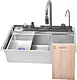 Seven Steel SD 7850 Smart Digital Piano Kitchen Sink 50 × 78 cm, Flat Edge with 5 Buttons and Full Accessories - Image 2