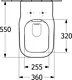 Villeroy & Boch Architectura Wall-Hung Toilet, White, Rimless with Soft-Close Toilet Seat & Cover, Internal Bidet Spray and Fixing Set - Image 3
