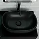 Villeroy & Boch Avento Above-Counter Basin, Matte Black, 59 cm with Fixing Set - Image 1