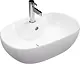 Villeroy & Boch Avento Above-Counter Basin, Glossy White, 59 cm with Fixing Set and Tap Hole - Image 2