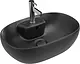 Villeroy & Boch Avento Above-Counter Basin, Matte Black, 59 cm with Fixing Set and Tap Hole - Image 2