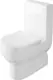 Villeroy & Boch Avento Back-to-Wall Combination 5684B301, Rimless, with Soft-Close Toilet Seat & Cover, Cistern with Mechanism, Internal Bidet Spray & Fixing Set, White - Image 2