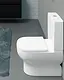Villeroy & Boch Avento Back-to-Wall Combination 5684B301, Rimless, with Soft-Close Toilet Seat & Cover, Cistern with Mechanism, Internal Bidet Spray & Fixing Set, White - Image 5