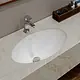 Villeroy & Boch O.novo Oval Under-Counter Basin 53.5 cm with Fixing Set, White - Image 3