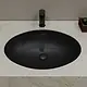 Villeroy & Boch O.novo Under-Counter Basin, Matte Black, 53.5 cm Oval with Fixing Set - Image 3
