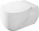 Villeroy & Boch O.novo Wall-Hung Toilet 5C31B301, Rimless, with Soft-Close Toilet Seat & Cover, Handle, Internal Bidet Spray & Fixing Set, White - Image 2