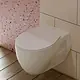 Villeroy & Boch O.novo Wall-Hung Toilet 5C31B301, Rimless, with Soft-Close Toilet Seat & Cover, Handle, Internal Bidet Spray & Fixing Set, White - Image 4