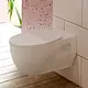 Villeroy & Boch O.novo Wall-Hung Toilet 5C31B301, Rimless, with Soft-Close Toilet Seat & Cover, Handle, Internal Bidet Spray & Fixing Set, White - Image 6