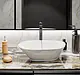 Villeroy & Boch Subway Above-Counter Basin, Glossy White, 54.5 cm with Fixing Set - Image 4