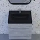 Villeroy & Boch Venticello Vanity Basin, Matte Black, 63.5 cm with Fixing Set - Image 4