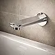 Mokbel Concealed Bottom Outlet with Trim, 18.5 cm — Glossy Chrome - Image 1