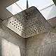 طاسة دش استانلس مقبل 1J78A كروم لامع 20 × 20 سم مربعة