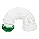 Flow FL 4010 Flexible Drain Coupling, 4 inch, White - Image 1