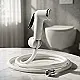 Flow External Bidet Spray FL 8010 Matte White, 120 cm Hose with Holder and Fixing Set - Image 1