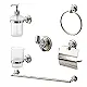 Dream DR 3200 C Accessories Set, Glossy Chrome with Soap Dispenser - Image 2