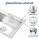 Alpha AL 5848 Handmade Kitchen Sink 48 × 58 cm, 1 mm Flat Edge with Soap Dispenser and 3 inch Waste - Image 7