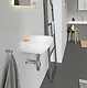 Duravit D-Code Wall-Hung Basin, 36 cm, White - Image 3