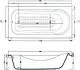El Tib Barcelona Bathtub 190 × 90 cm, Front Panel Only with Frame, Pergamon - Image 4