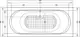 El Tib Roma Bathtub 180 × 80 cm, Front Panel Only with Frame, White - Image 4